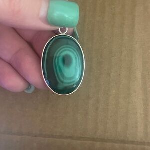 925 Real Stone Pendant